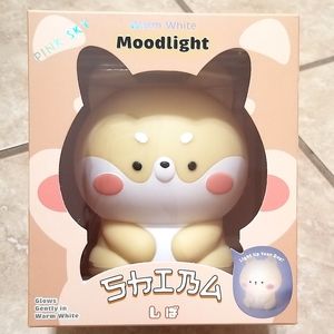 Pink Sky Shiba Mood Light (Warm White)